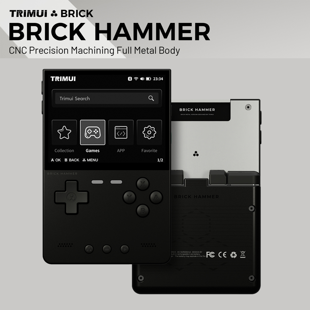 Metal Gövdeli Trimui Brick Ham - Retro Gaming Kiosk incelemesi ve fiyatı
