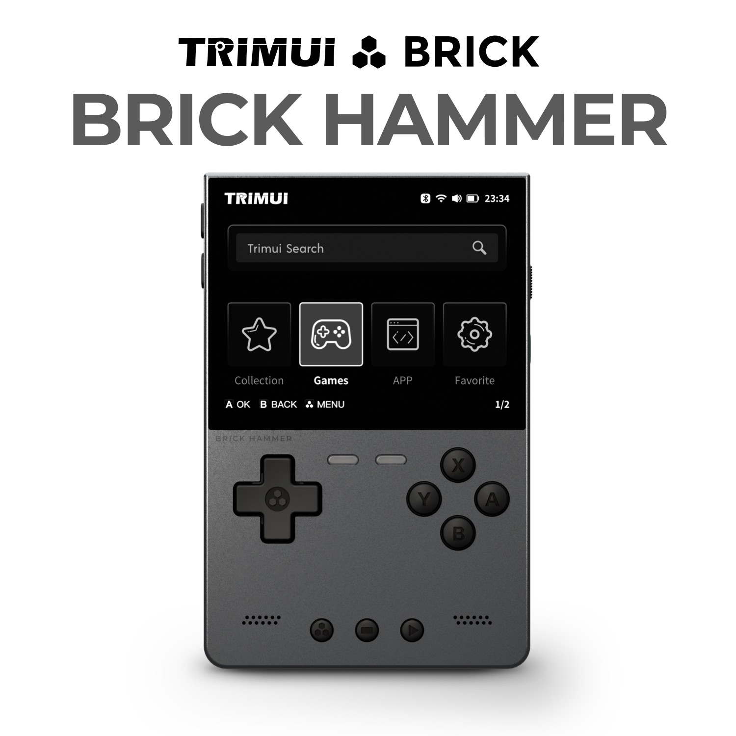 Metal Gövdeli Trimui Brick Ham - Retro Gaming Kiosk incelemesi ve fiyatı
